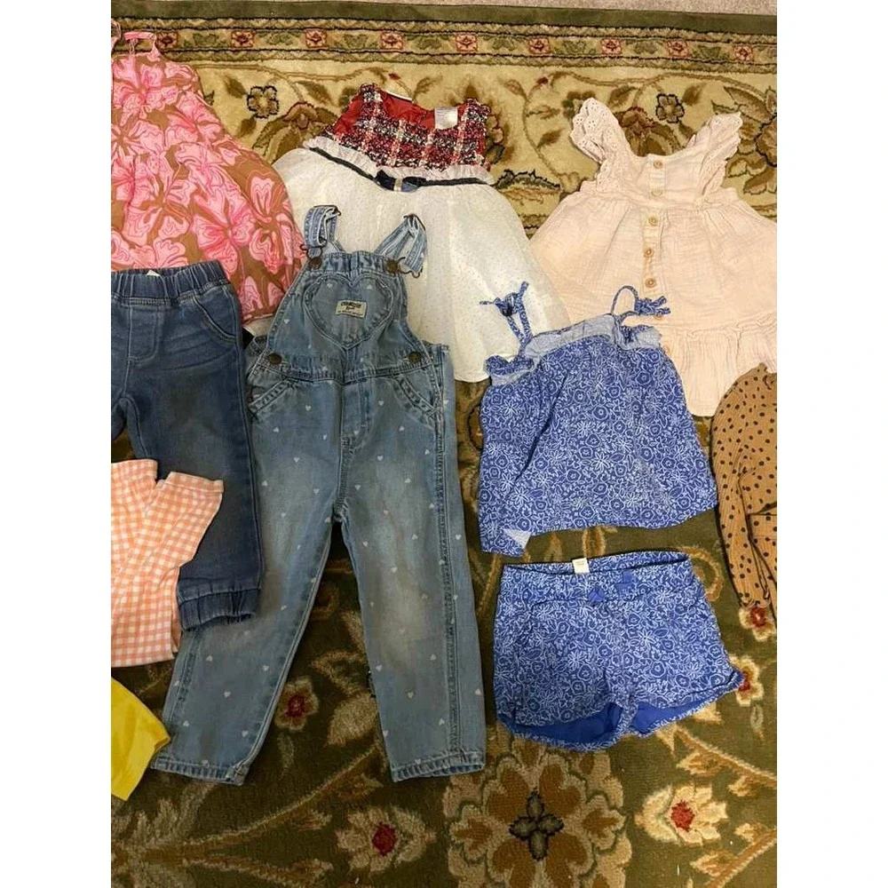 Toddler Girls Clothing‎ Lot 10pc OshKosh Old Navy Cat & Jack 18-24M 2T Dresses